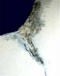 "Untitled" V - 51"x39" - Berlin 2000 - mixed technique on canvas (private collection H�rten, K�ln)&nbsp;  