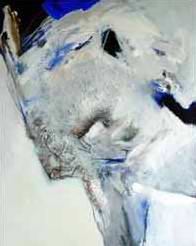 "Untitled" VII - 51"x39" - Berlin 2000 - mixed technique on canvas 