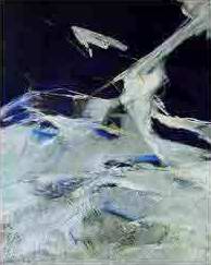 "Untitled" XII - 59"x47" - Berlin 2000 - mixed technique on canvas (private collection Family Edzard Onnecken, Berlin)&nbsp; 