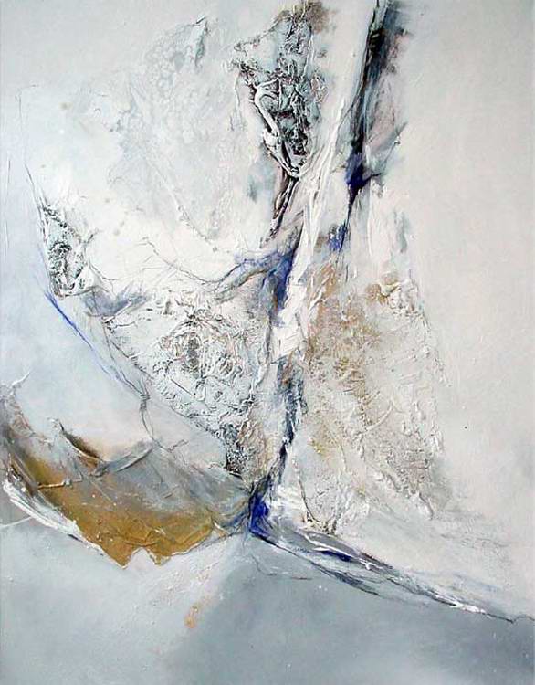 "Untitled" II - 150x120 cm - Berlin 2002 - mixed technique on canvas