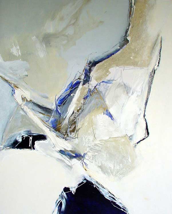 "Untitled" VIII - 150x120 cm - Berlin 2002 - mixed technique on canvas