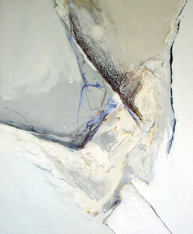 "Untitled" X - 150x120 cm - Berlin 2002 - mixed technique on canvas
