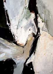 "Ohne Titel" III  - 130x100 cm - Berlin 2004 - Mischtechnik auf Leinwand