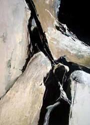 "Ohne Titel" IV  - 130x100 cm - Berlin 2004 - Mischtechnik auf Leinwand