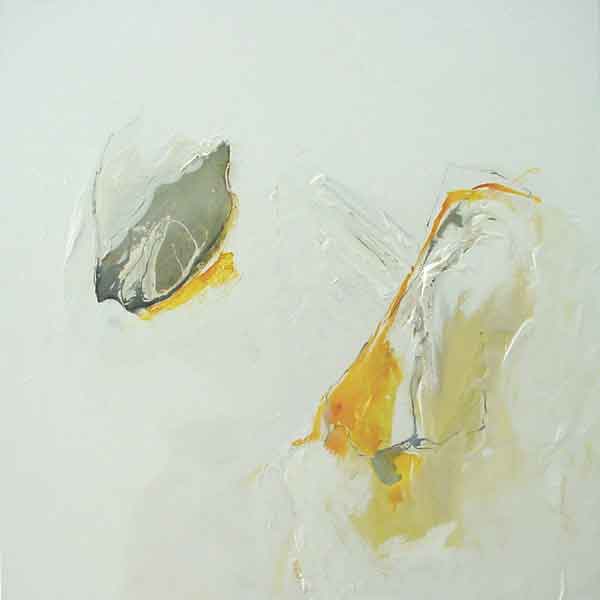 "Untitled" IV - 80x80 cm - Berlin 2005 - encauistic, mixed technique on canvas