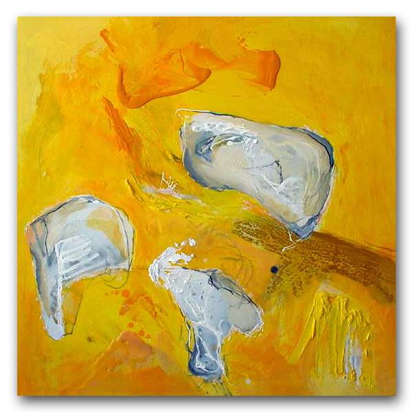 "Untitled" IX - 80x80 cm - Berlin 2005 - mixed technique on canvas