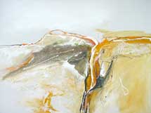 "Ohne Titel" VII  - 100x130 cm - Berlin 2006 - Mischtechnik auf Leinwand