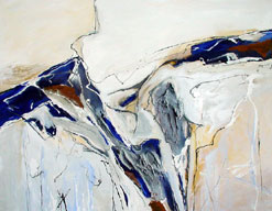 "Ohne Titel" X  - 100x130 cm - Berlin 2006 - Mischtechnik auf Leinwand