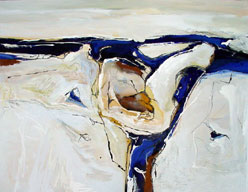 "Ohne Titel" XI  - 100x130 cm - Berlin 2006 - Mischtechnik auf Leinwand