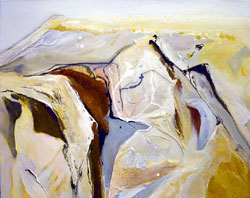 "Untitled" VIII - 80x100 cm - Berlin 2007 - mixed technique on canvas