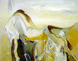 "Untitled" X - 80x100 cm - Berlin 2007 - mixed technique on canvas