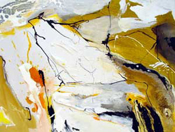 "Ohne Titel" XI - SERIE NATASZA - 30x40 cm - Berlin 2004 - Mischtechnik auf Malkarton