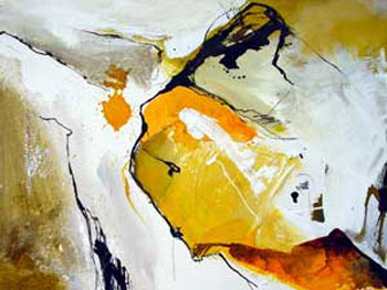 "Ohne Titel" XIII - SERIE NATASZA - 30x40 cm - Berlin 2004 - Mischtechnik auf Malkarton