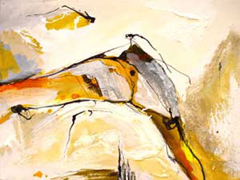 "Ohne Titel" XIV - SERIE NATASZA - 30x40 cm - Berlin 2004 - Mischtechnik auf Malkarton