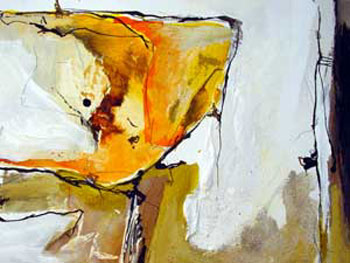 "Ohne Titel" XVI - SERIE NATASZA - 30x40 cm - Berlin 2004 - Mischtechnik auf Malkarton